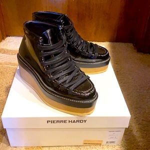 Pierre Hardy Patent Ankle Booties!